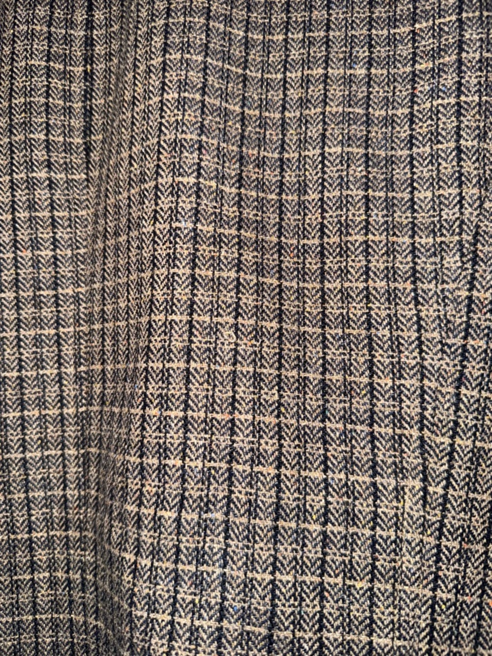 Liz Claiborne Lizwear Wool Blend Brown Plaid Blazer - Picture 6 of 7